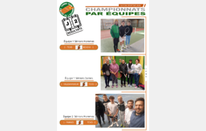 Résultats J2 séniors Dames / hommes week-end 17 et 18/01/2026