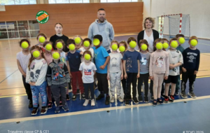 Fin de l' intervention de Jimmy ce jour pour l'école de Triguères