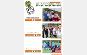 Résultats de la 1ère journée championnats séniors