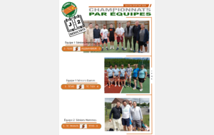 Résultats de la 2ème journée championnats séniors