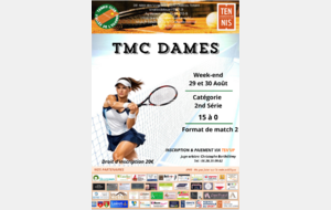 Le tournoi du TCVO se déroulera  du 15 au 30 août 2026