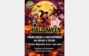 Venez le 4 novembre avec vos amis fêter Halloween  🎃🎃