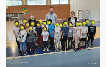 Fin de l' intervention de Jimmy ce jour pour l'école de Triguères