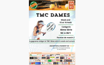 Le tournoi du TCVO se déroulera du 15 au 30 août 2026