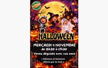 Venez le 4 novembre avec vos amis fêter Halloween  🎃🎃